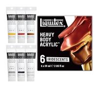 Set de peinture acrylique Iridescentes 6x59ml - Liquitex Heavy Body