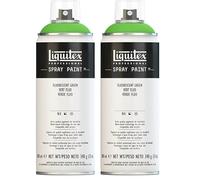 Liquitex Professional Peinture acrylique Aérosol 400 ml Vert fluorescent (Lot de 2)