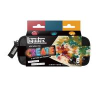 Liquitex WWYC Set Encre Acrylique Professionnelle - Teinture sur Tissu (6 pièces)