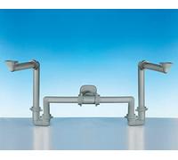 Siphon pour double lavabo Spazio Bagno, gris Lira