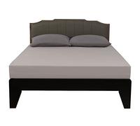 Lirex Drap Housse, 200 x 200 cm 100% Coton 300 Fils/cm² Drap Housse Doux et Respirant, Gris