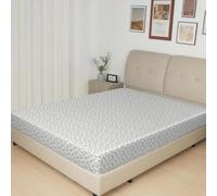 Lirex Drap Housse Satin 90 x 200,pour Matelas Jusqu'à 35 cm, Drap de lit en Satin de Soie Polyester Lisse Respirant, Floral Bleu Foncé