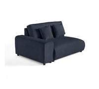 Lisa design canapé 2 places Garance - Bleu foncé
