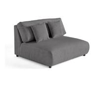 Lisa design canapé 2 places Garance - Gris foncé