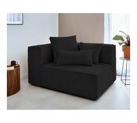Lisa design Canapé Colombine assise gauche - Noir
