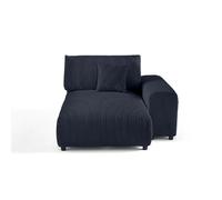 Lisa design canapé d'angle Garance - Bleu marine