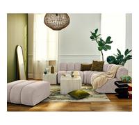 Lisa design Canapé d'angle modulable Debbie - Beige