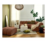 Lisa design canapé d'angle modulable Debbie - Terracotta