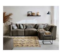 Lisa design canapé d'angle modulable - Gris