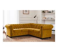 Lisa design canapé d'angle William - Jaune