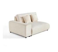 Lisa design canapé droit 2 places - Beige