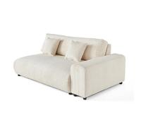 Lisa design canapé droit 3 places - Beige