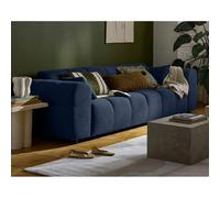 Lisa design canapé droit 3 places - Bleu