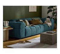 Lisa design Canapé droit 3 places - Bleu gris