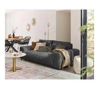 Lisa design Canapé droit Garance 3 places - Gris foncé