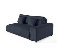 Lisa design canapé droit Garance - Bleu foncé