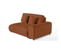 Lisa design canapé droit Garance - Terracotta