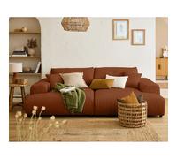 Lisa design Canapé droit Garance - Terracotta