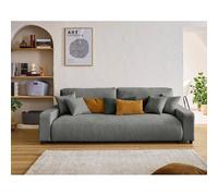 Lisa design Canapé droit Pivoine - Gris