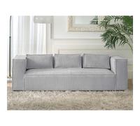 Lisa design canapé droit Stella - Gris clair