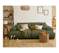 Lisa design canapé droit velours - vert