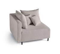 Lisa design canapé Edinburg modulable - Gris clair