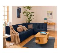 Lisa Design canapé Ellie modulable - Bleu marine