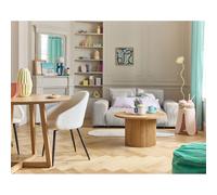 Lisa design canapé Garance 2 places - Gris clair