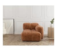 Lisa design Canapé Grace module droit - Rouille