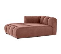 Lisa design canapé méridienne gauche - Rose