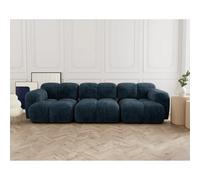 Lisa design canapé modulable 3 places - Bleu
