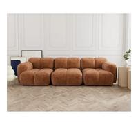 Lisa design Canapé modulable 3 places Grace - Rouille