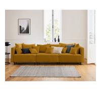 Lisa design canapé modulable 3 places - Jaune