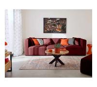 Lisa design canapé modulable 3 places - Rouge