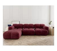 Lisa design canapé modulable d’angle - Prune