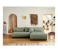 Lisa design Canapé modulable d'angle Onyx - vert