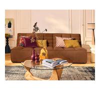 Lisa design Canapé modulable Ellie 3 places - Terracotta
