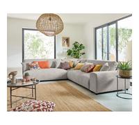 Lisa Design canapé modulable Garance - Gris clair