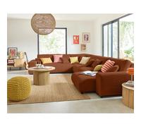 Lisa design canapé modulable Garance - Terracotta