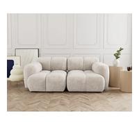 Lisa design Canapé modulable Grace 2 places - Beige