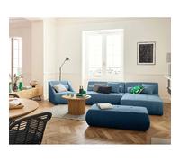Lisa design Canapé modulable Onyx - Bleu