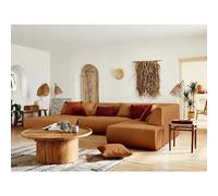 Lisa design canapé modulable Onyx - Rouille