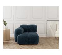 Lisa design Canapé module assise gauche - Bleu