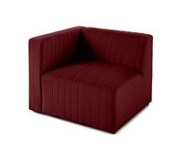 Lisa design canapé Nova velours - Rouge