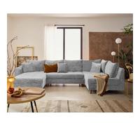 Lisa design canapé panoramique d'angle droit - Gris