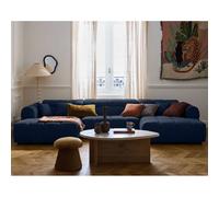 Lisa design canapé panoramique en U - Bleu