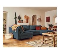 Lisa design canapé panoramique Rune - Bleu marine
