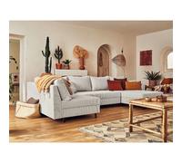 Lisa design canapé panoramique Rune - Gris clair