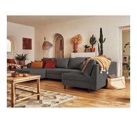 Lisa design canapé panoramique Rune - Gris foncé