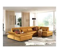 Lisa design Canapé panoramique Vermont - Jaune